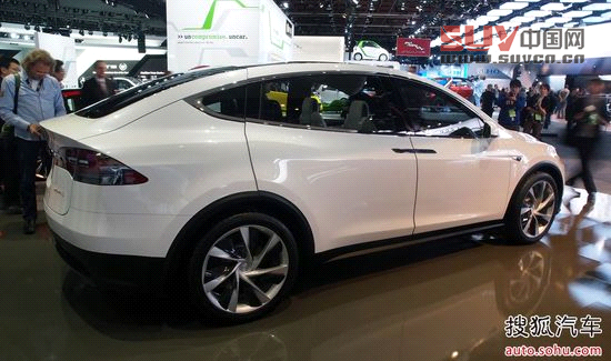 Tesla Model X 實拍 外觀 圖片